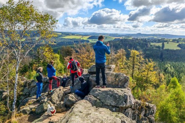 Podzimní výlet přes skály Žďárských vrchů