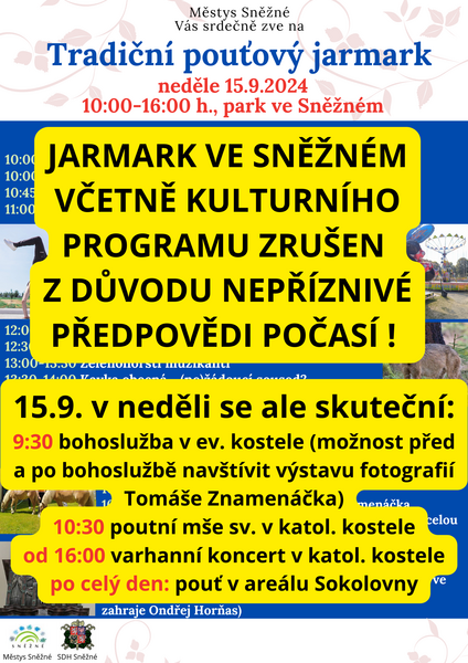 Pouťový jarmark Sněžné - ZRUŠENO