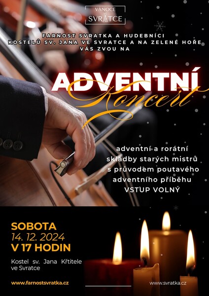 Svratka Adventní koncert kostel